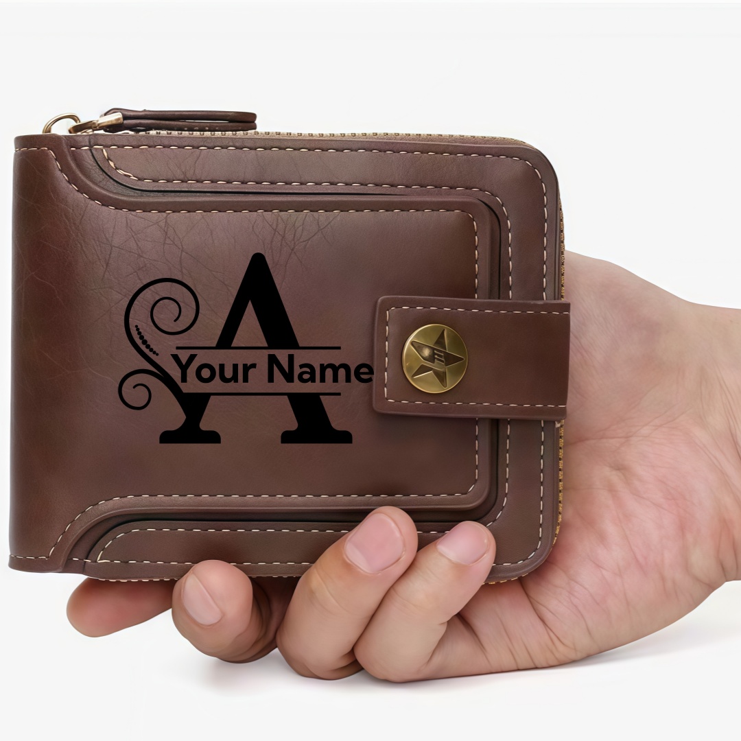Men's Custom Wallet - Personal - Personalized Name Box review and price